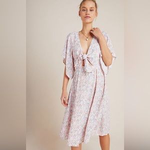 Ditsy floral midi dress